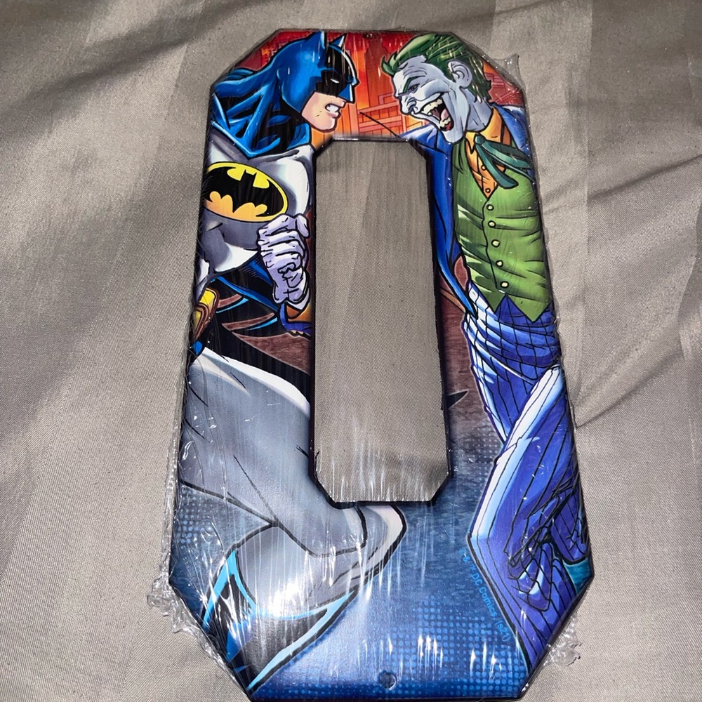 Open Road Brands Batman. Decor Decal Letter “O”